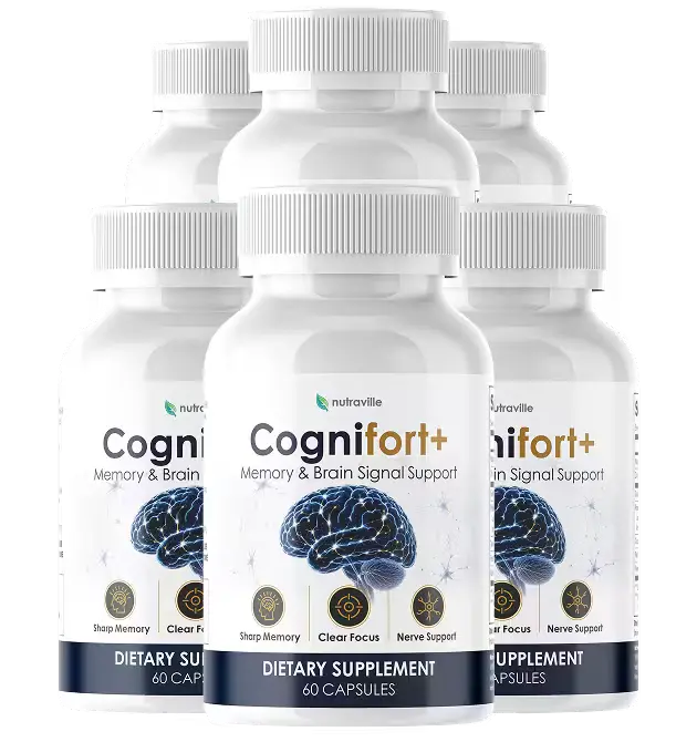 CogniFort Plus 6-bottle package — 180-day supply for full brain rebuild